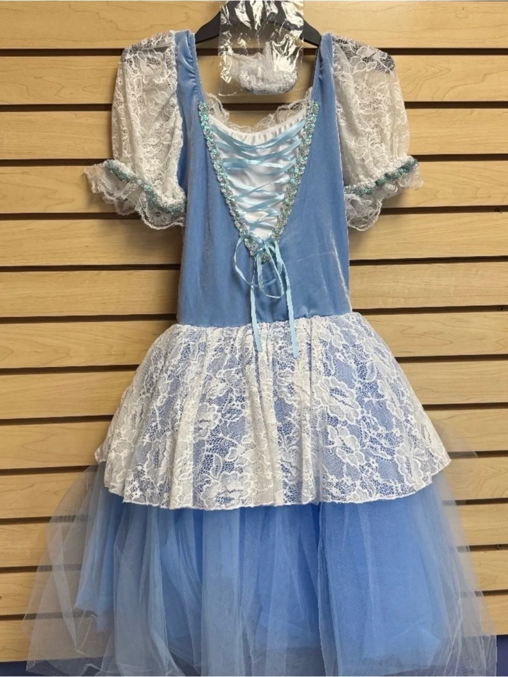 Revolution Light Blue and White Lace Tulle Princess Costume